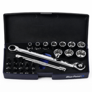 25 pc 1/4" Drive Socket/Bit Ratchet Set (Blue-Point®)